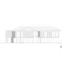 elevation b - Biệt thự hiện đại 2 tầng m&aacute;i th&aacute;i sử dụng nhiều k&iacute;nh với đầy đủ tiện &iacute;ch