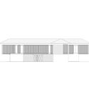 elevation c - Biệt thự hiện đại 2 tầng m&aacute;i th&aacute;i sử dụng nhiều k&iacute;nh với đầy đủ tiện &iacute;ch