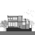 07 section bb - Căn biệt thự 2 tầng hiện đại thiết kế nhiều kh&ocirc;ng gian s&acirc;n vườn hơn