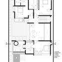 03 first floor plan - Căn biệt thự 2 tầng hiện đại thiết kế nhiều kh&ocirc;ng gian s&acirc;n vườn hơn