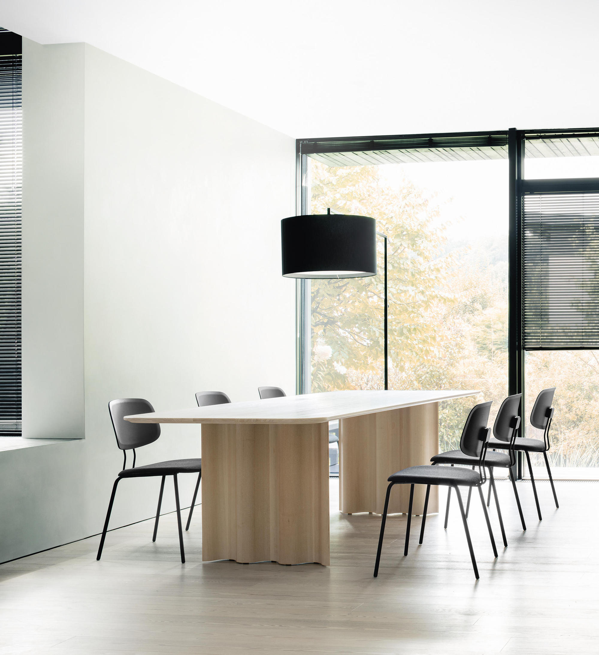Gallery of Solid Wood Can Be Soft and Light: Zeitraum's New Curtain ...