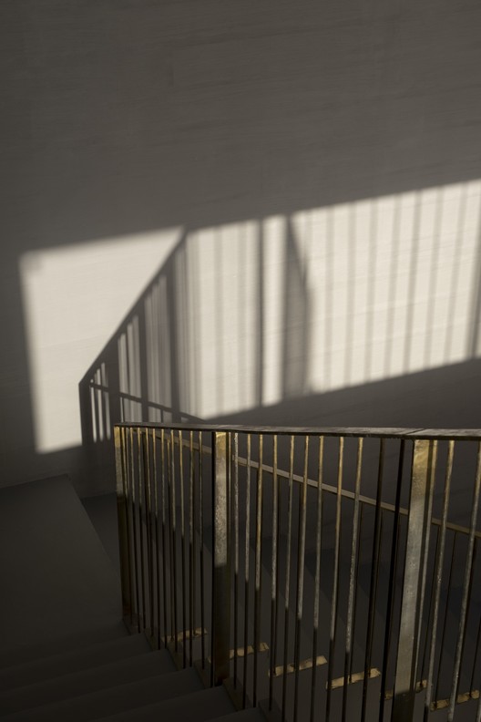 The Qinchang Village Town Hall / Studio 10 - Interior Photography, Handrail