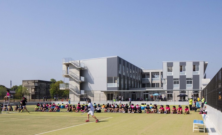 Shimotsuma Junior High School / MIKAMI Architects - Exterior Photography, Facade