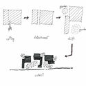 schema - Ng&ocirc;i nh&agrave; ở Nhật Bản c&oacute; khu vườn nhỏ được bao quanh tường đ&aacute; thấp