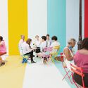 Bright Stripes Installation / Taller KEN + Alloy Design - Temporary Installations, Chair