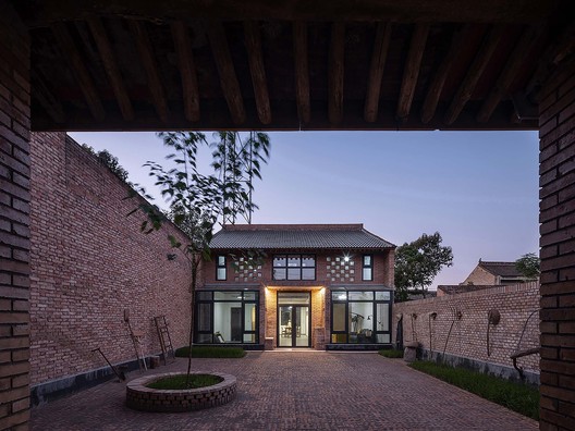 Red Brick Dwellings in Ezi Village / XAUAT - Exterior Photography, Door, Brick