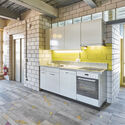 K118 Kopfbau Halle 118 / baubüro in situ - Interior Photography, Commercial Architecture, Kitchen, Beam, Countertop
