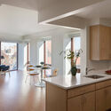 The Jennings Supportive Housing / Alexander Gorlin Architects - Interior Photography, Community , Kitchen, Countertop, Table