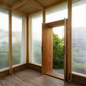 Circular Pavilion / Studio ACTE - Interior Photography, Windows, Deck, Beam