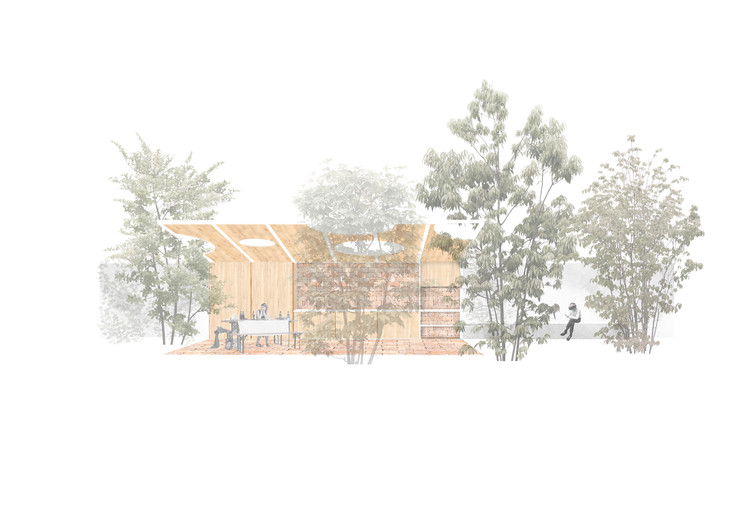 Breakroom in the orchard / URLO Studio + Juan Ruiz + Amelia Tapia - Image 13 of 16