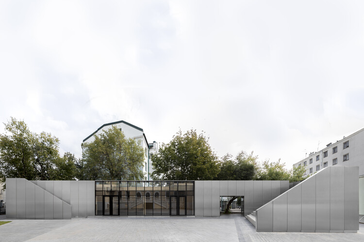 Stainless Steel Pavilions / Stas Kozeen + Azamat Nyrov - Exterior Photography, Pavilion, Garden, Facade, Arch