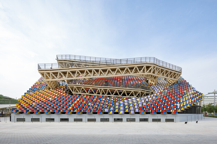 Pavilhão da Coreia do Sul na Expo Dubai 2020 / Moon Hoon + Mooyuki - Fotografia de Exterior, Pavilhão , Fachada