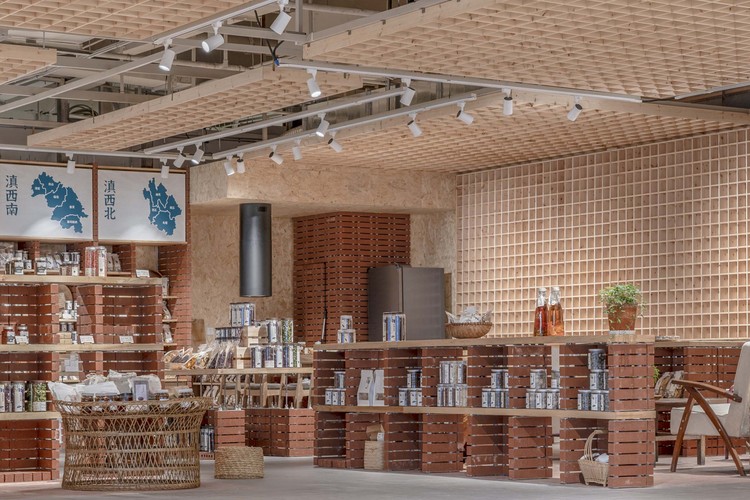 SHIYEFENGWU Store / Tuo + Urban Wave - Interior Photography, Brick, Chair