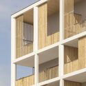 Apartments in Illkirch - Graffenstaden / Tectône - Exterior Photography, Facade, Beam, Handrail