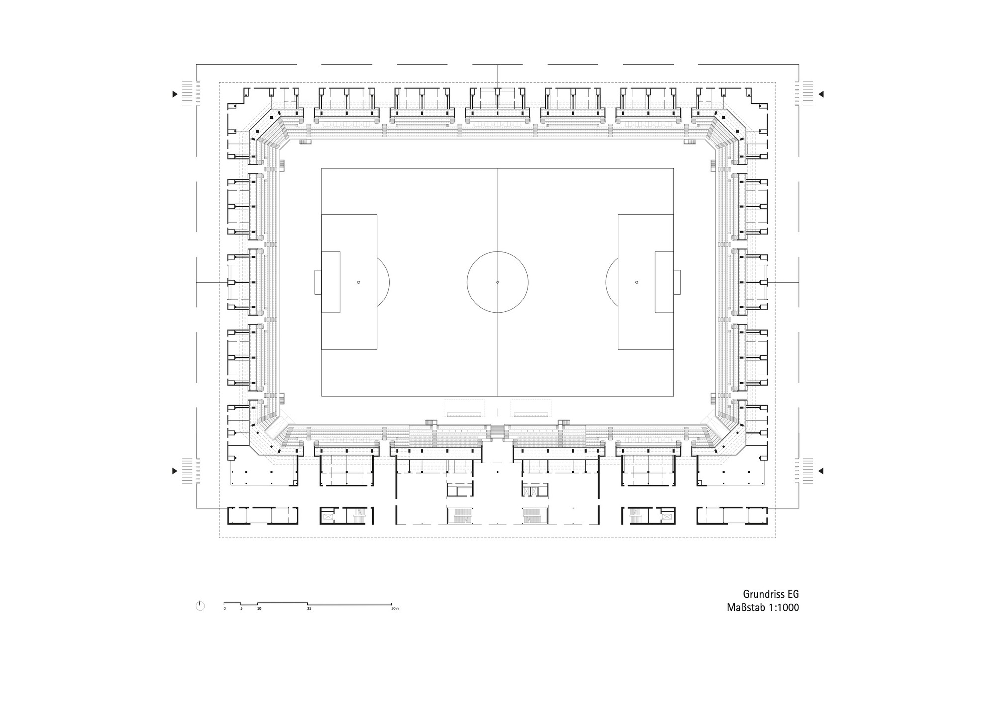 Gallery of Stade de Luxembourg Football and Rugby Stadium / gmp Architects 11