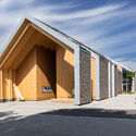 Centro Comunitário de Großweikersdorf / smartvoll - Fotografia de Exterior, Centro Comunitário, Fachada