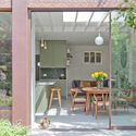 Bracken House / Novak Hiles Architects - Interior Photography, Table, Windows, Chair, Door, Brick, Facade