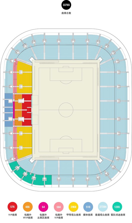 上汽浦东足球场 / HPP - 18 的图像 23