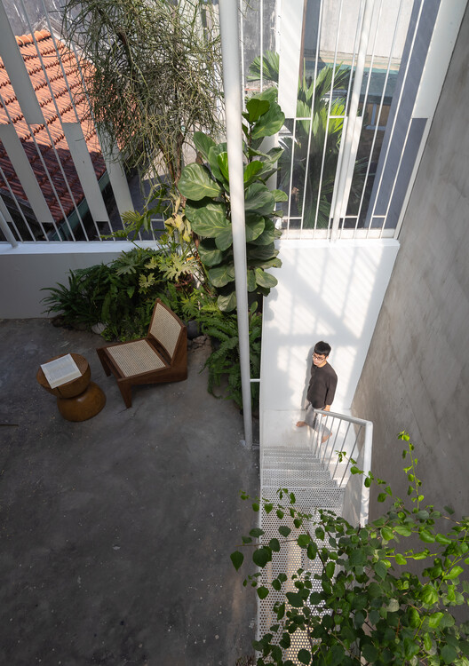 Raincoat House / S.LA architecture - Interior Photography, Facade, Handrail, Garden, Courtyard