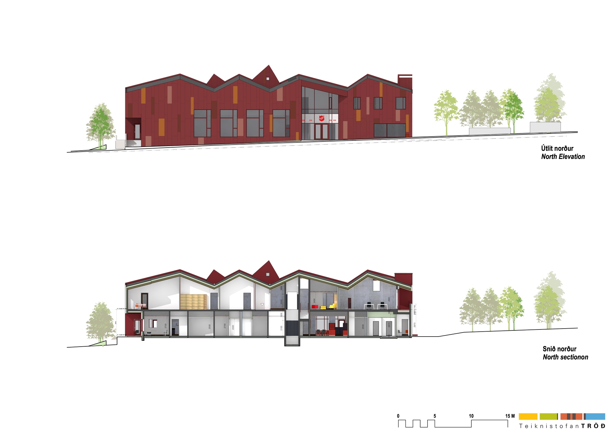 Gallery Of Salvation Army Headquarters Iceland Teiknistofan Tr o 24