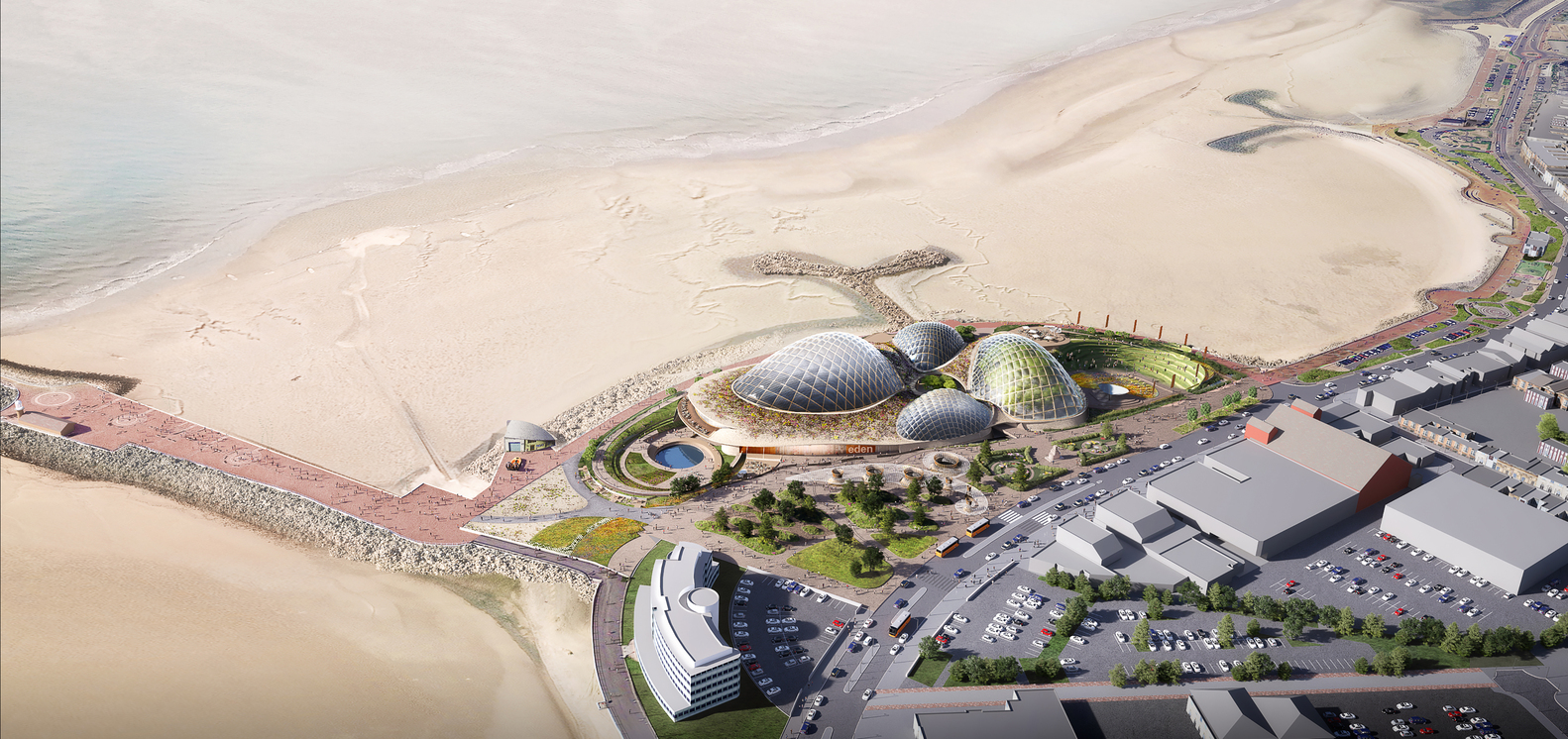 Grimshaw's Eden Project North in Lancashire Receives Planning Approval  - Image 4 of 5