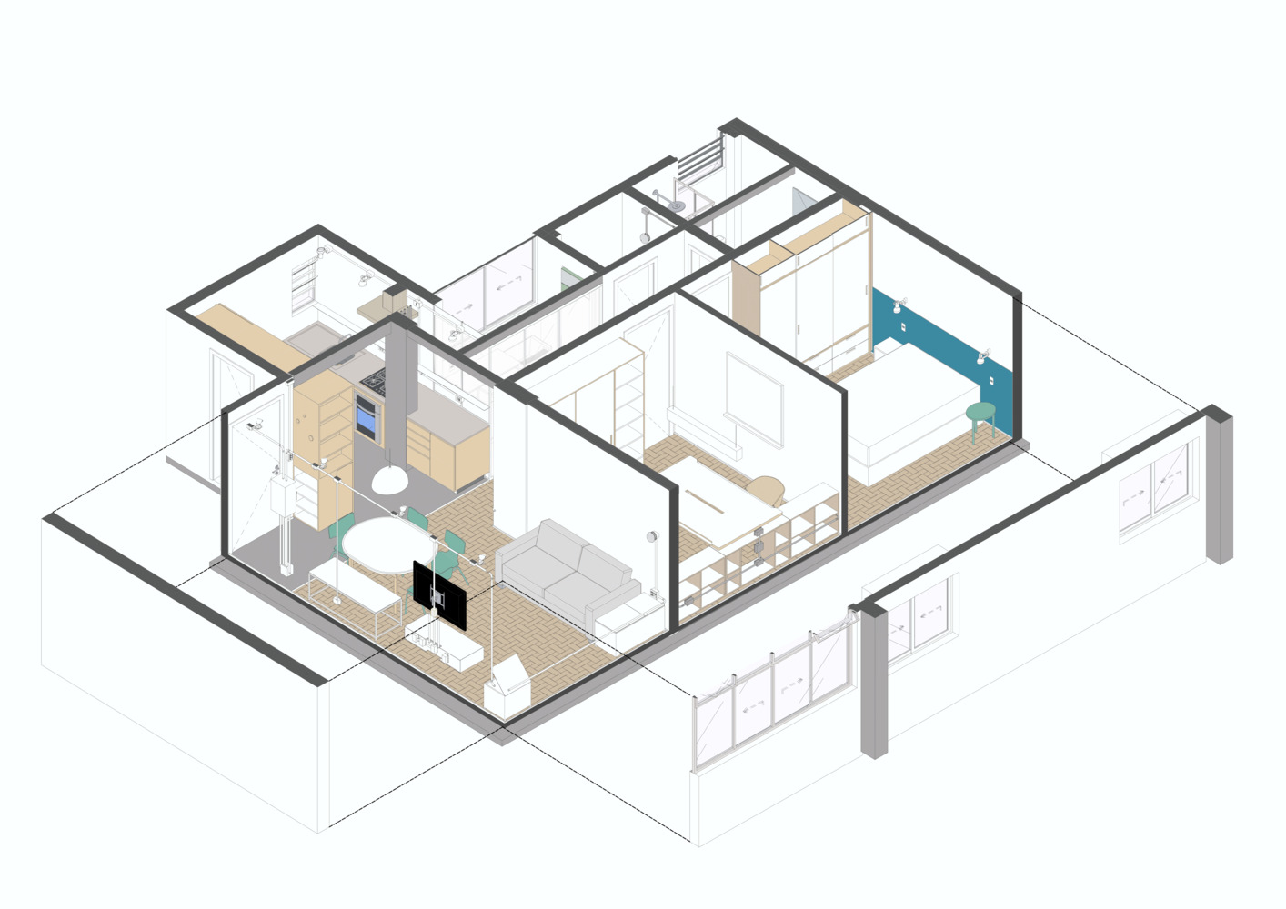 Apartamento Lanterna / COTA760 - Imagem 20 de 21