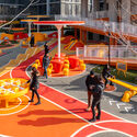 Magma Flow Public Space / 100 Architects - Interior Photography, Public Space, Stairs