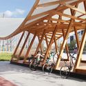 Cycling Pavilion / A.C.R.E. Atelier + School of art design and Media of ECUST - Exterior Photography
