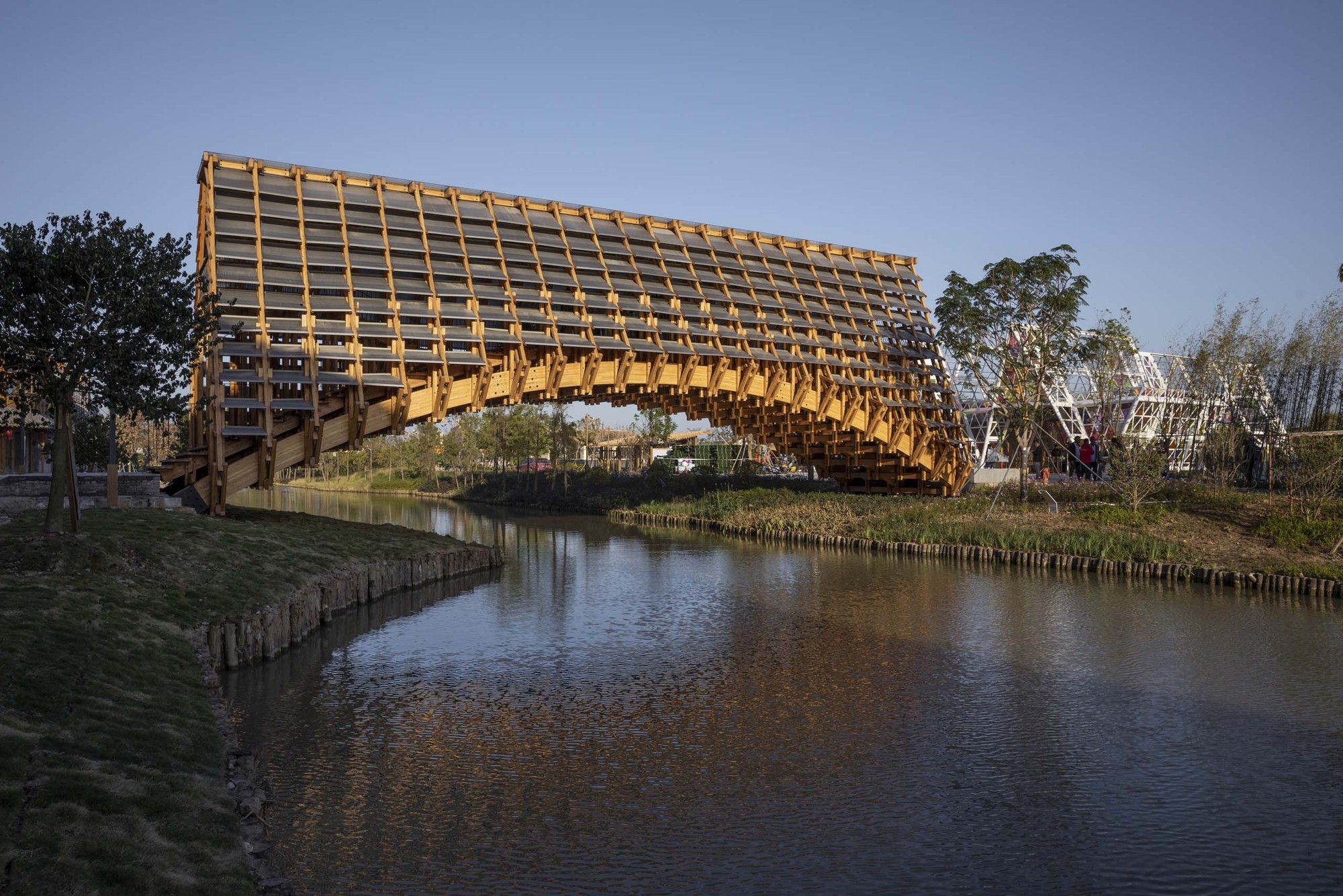 Gallery of Timber Bridge in Gulou Waterfront / LUO studio 7