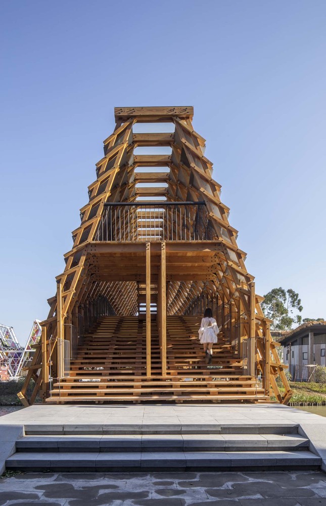 Gallery of Timber Bridge in Gulou Waterfront / LUO studio 3