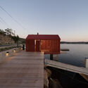 La casa de baño / Handegård Arkitektur - Fotografía exterior, Borde costero
