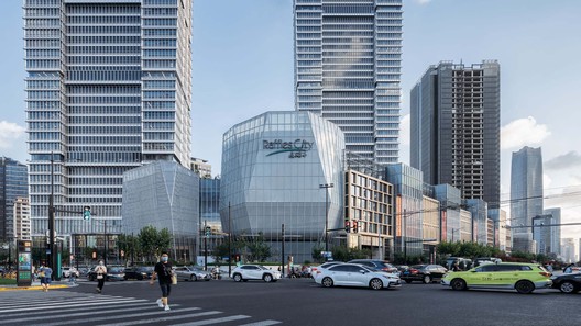 Raffles City The Bund / Pelli Clarke & Partners - Exterior Photography