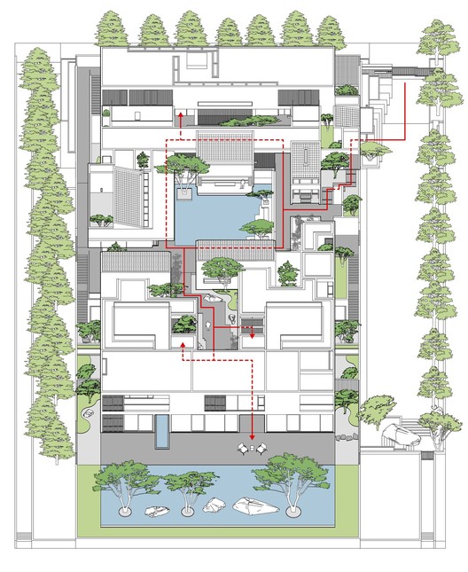 The Flowing Garden House / More Than Arch Studio - Image 32 of 38