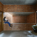 Brick Lattice House / Srijit Srinivas Architects - Interior Photography, Houses, Beam, Facade