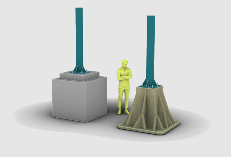 Impresión 3D con hormigón bajo en carbono: reducción de las emisiones de CO2 y el desperdicio de material - Imagen 7 de 8