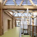 带状校园 Maurice Béjart / KOMBO Architectes + R+4 Architectes - 室内图, 视窗, 梁