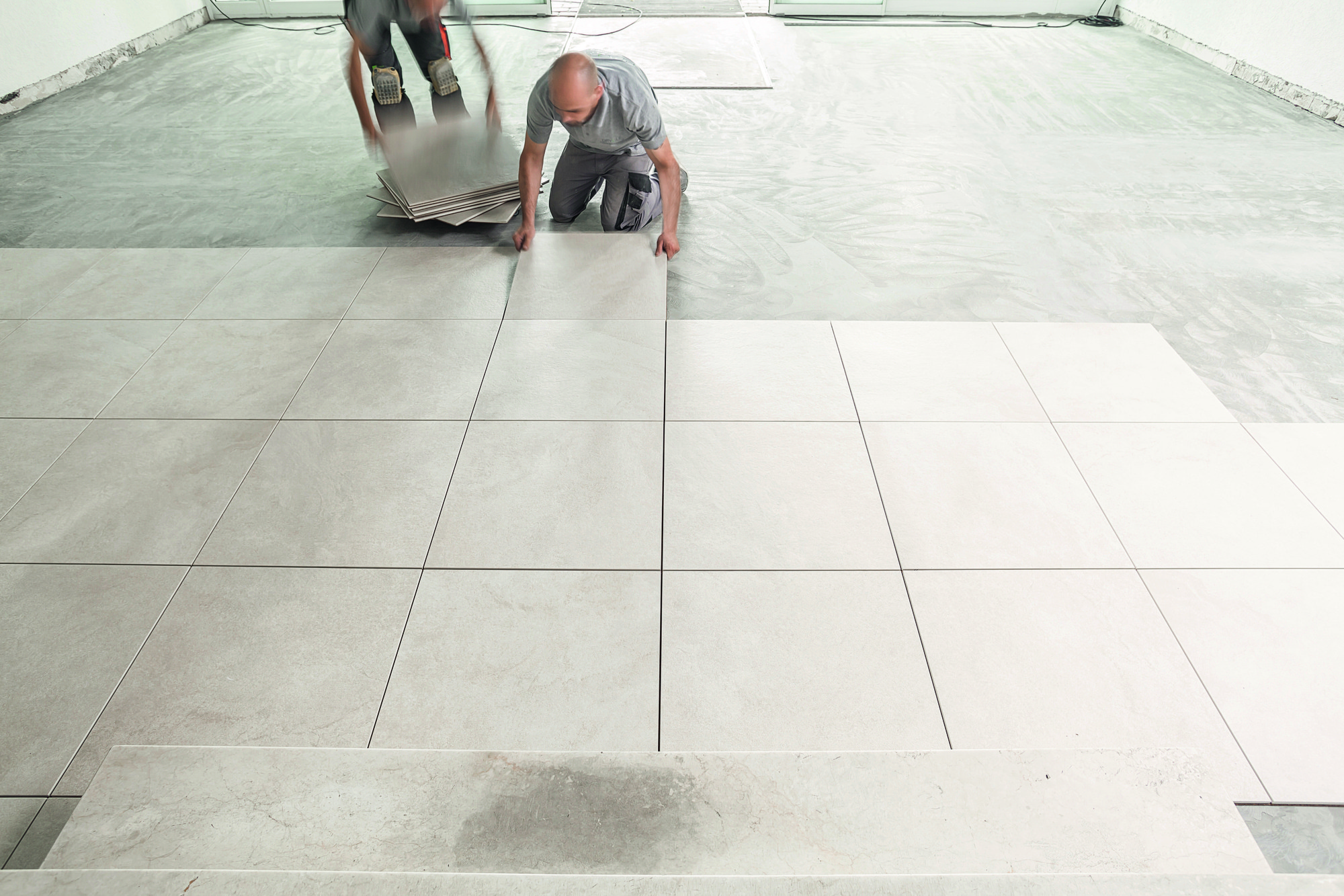 Ceramic Flooring That Can Be Installed 8 Times Faster Than Conventional Tiling