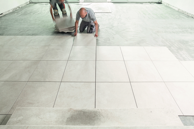 Ceramic Flooring That Can Be Installed 8 Times Faster Than Conventional Tiling , © Christian Daitche