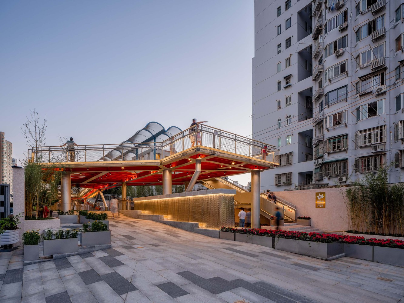 曹杨百禧公园 / 刘宇扬建筑事务所 - 建筑图, 表皮, 梁