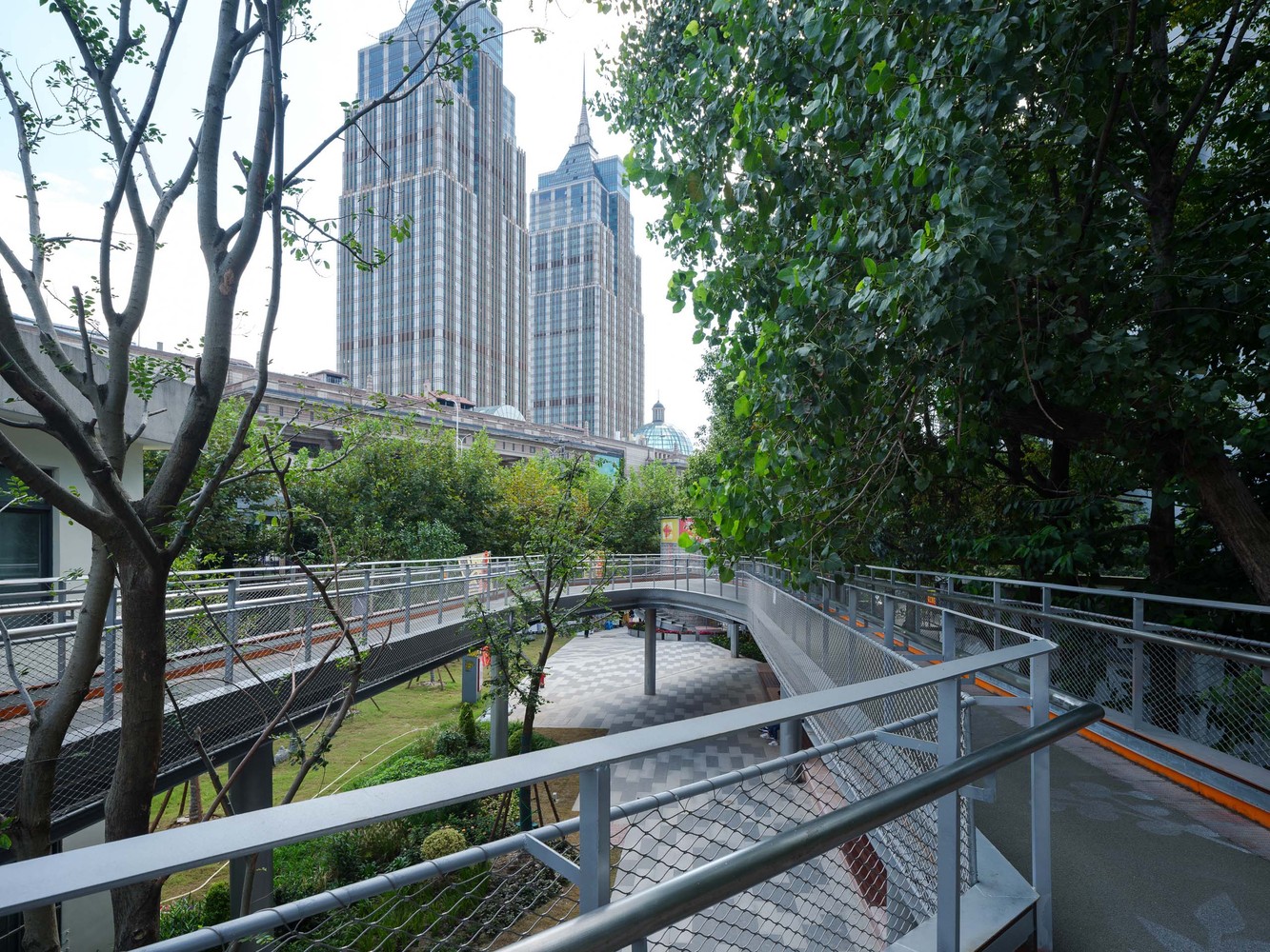 曹杨百禧公园 / 刘宇扬建筑事务所 - 建筑图, 花园, 围栏, 扶手, 表皮, 城市