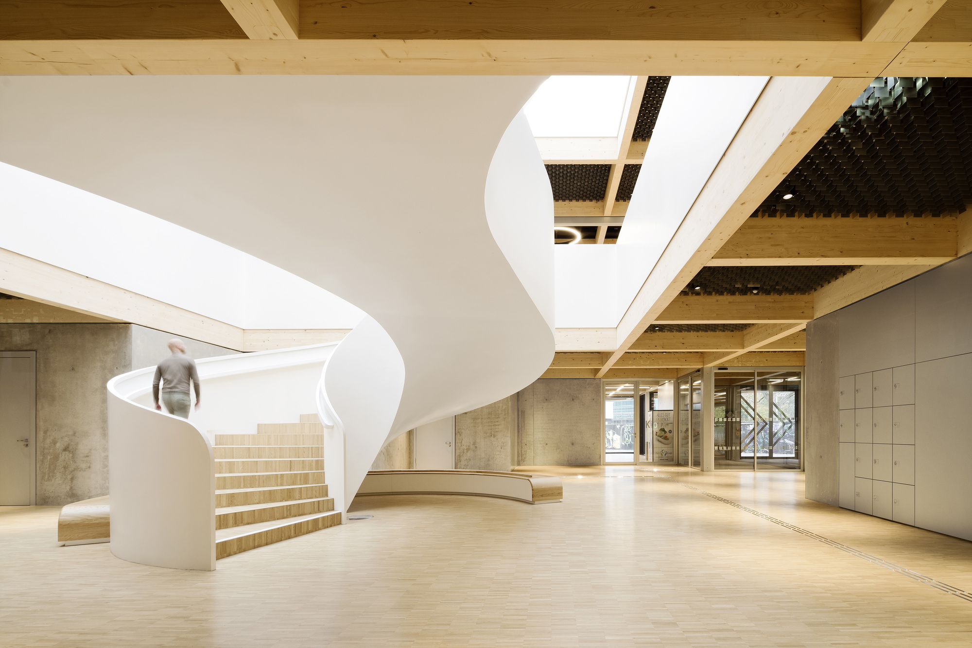 Gallery of Canteen and Media Center of the Vocational School Center ...