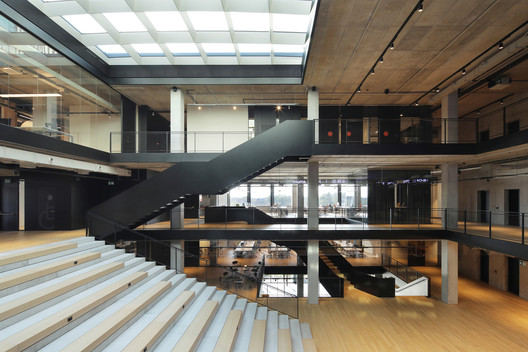 Campus Infobip / 3LHD - Interior Photography, Stairs, Beam, Handrail
