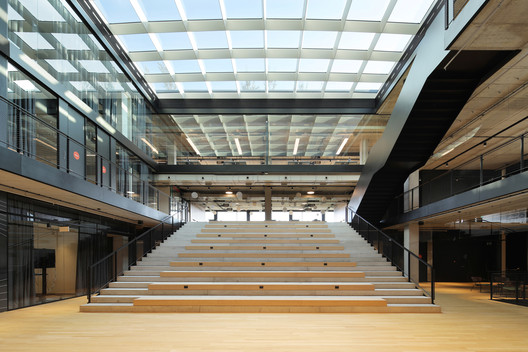 Campus Infobip / 3LHD - Interior Photography, Stairs, Beam, Windows, Steel