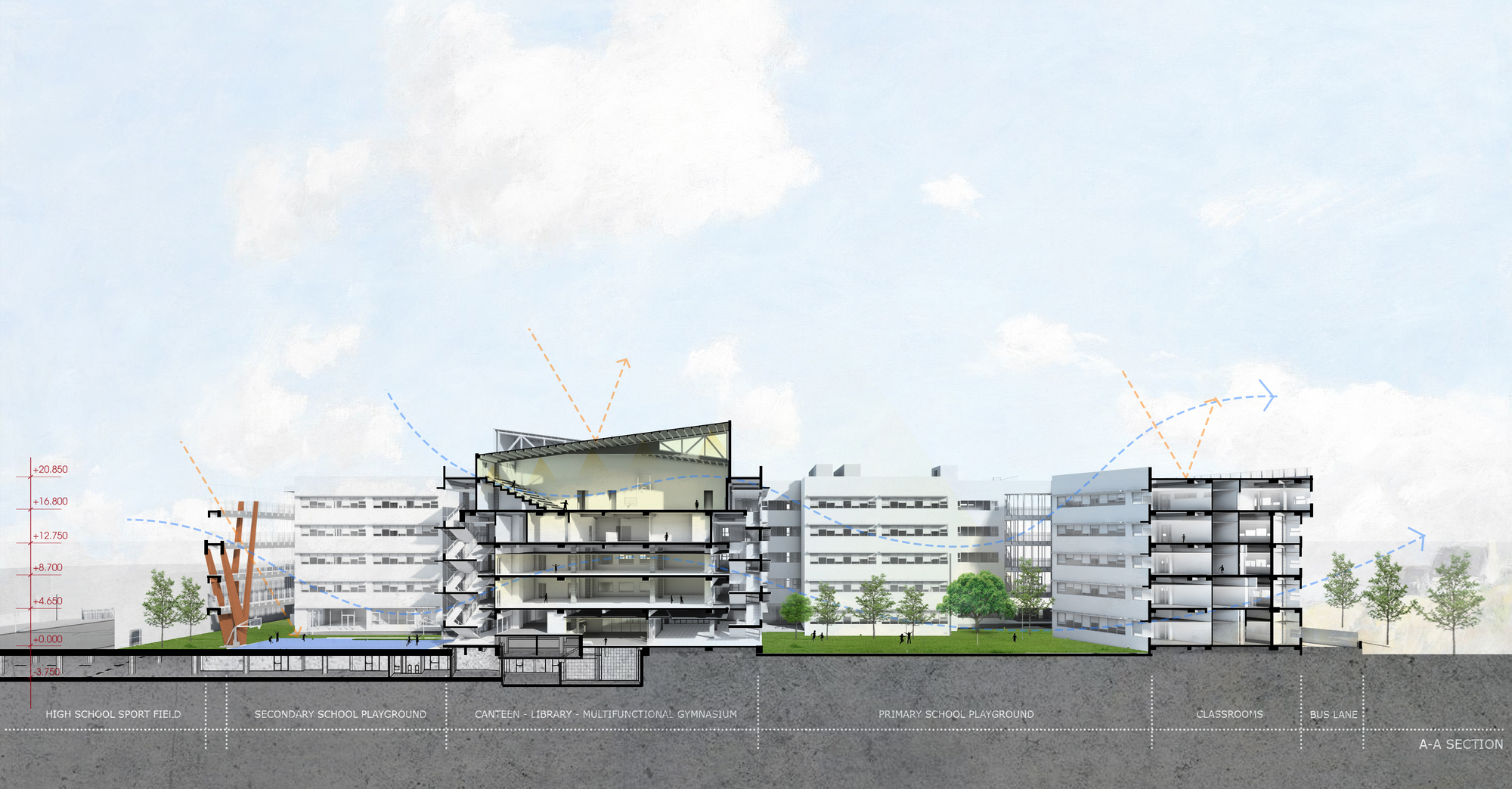 Gallery of Dewey Schools / 1+1>2 Architects 25