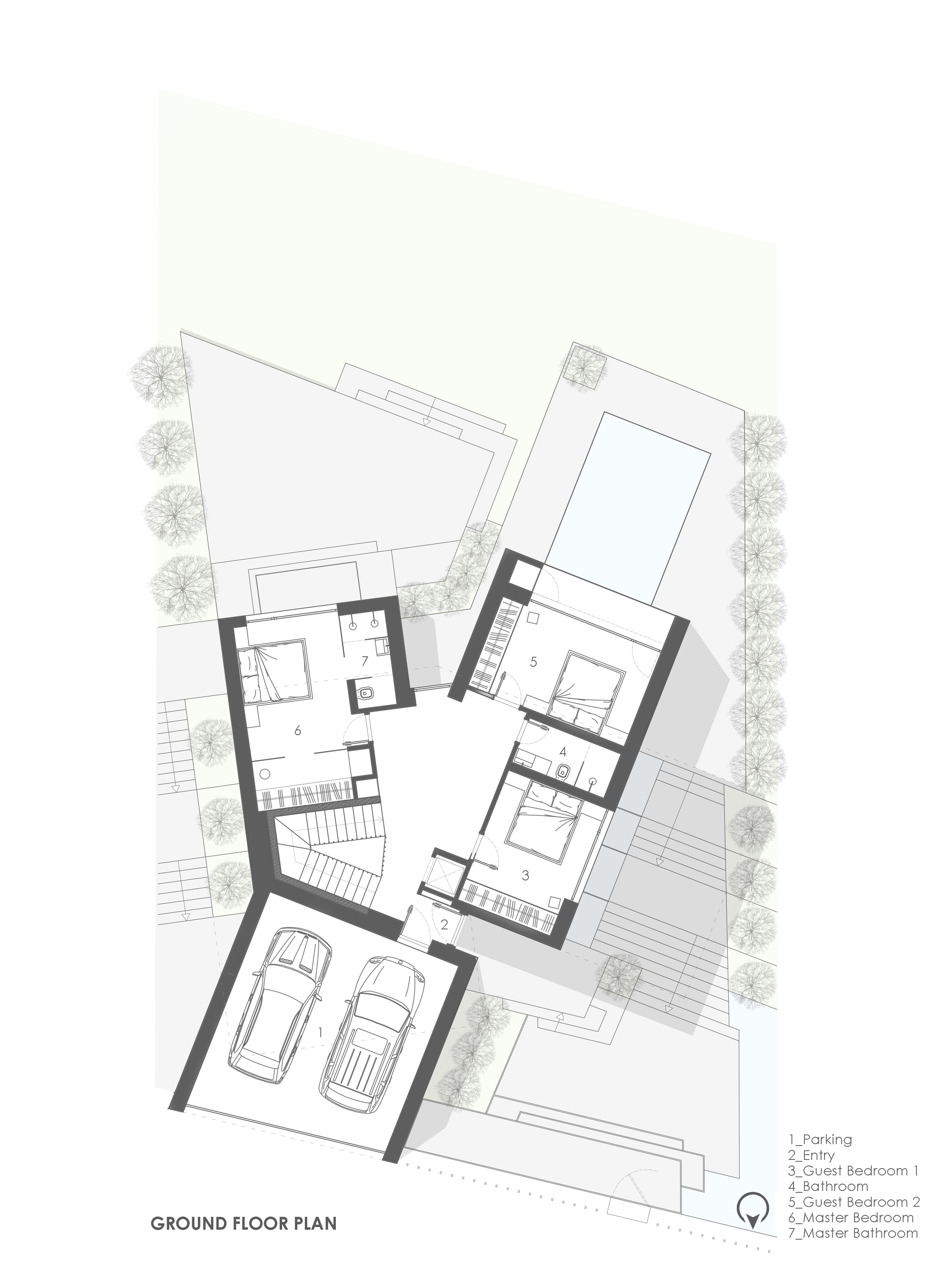 Gallery of Cantilever House / uc21 architects - 19