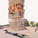 模块化木构超高层，Haptic + Ramboll 公布“再生高层”项目 - Image 4 of 4