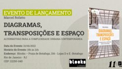 Lançamento do livro "Diagramas, transposições e espaço: alternativas para a complexidade urbana contemporânea" no Rio de Janeiro