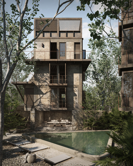 Grupo UKI y Luis Alderete presentan proyecto de villas en la selva de Tulum - Imagen 3 de 9