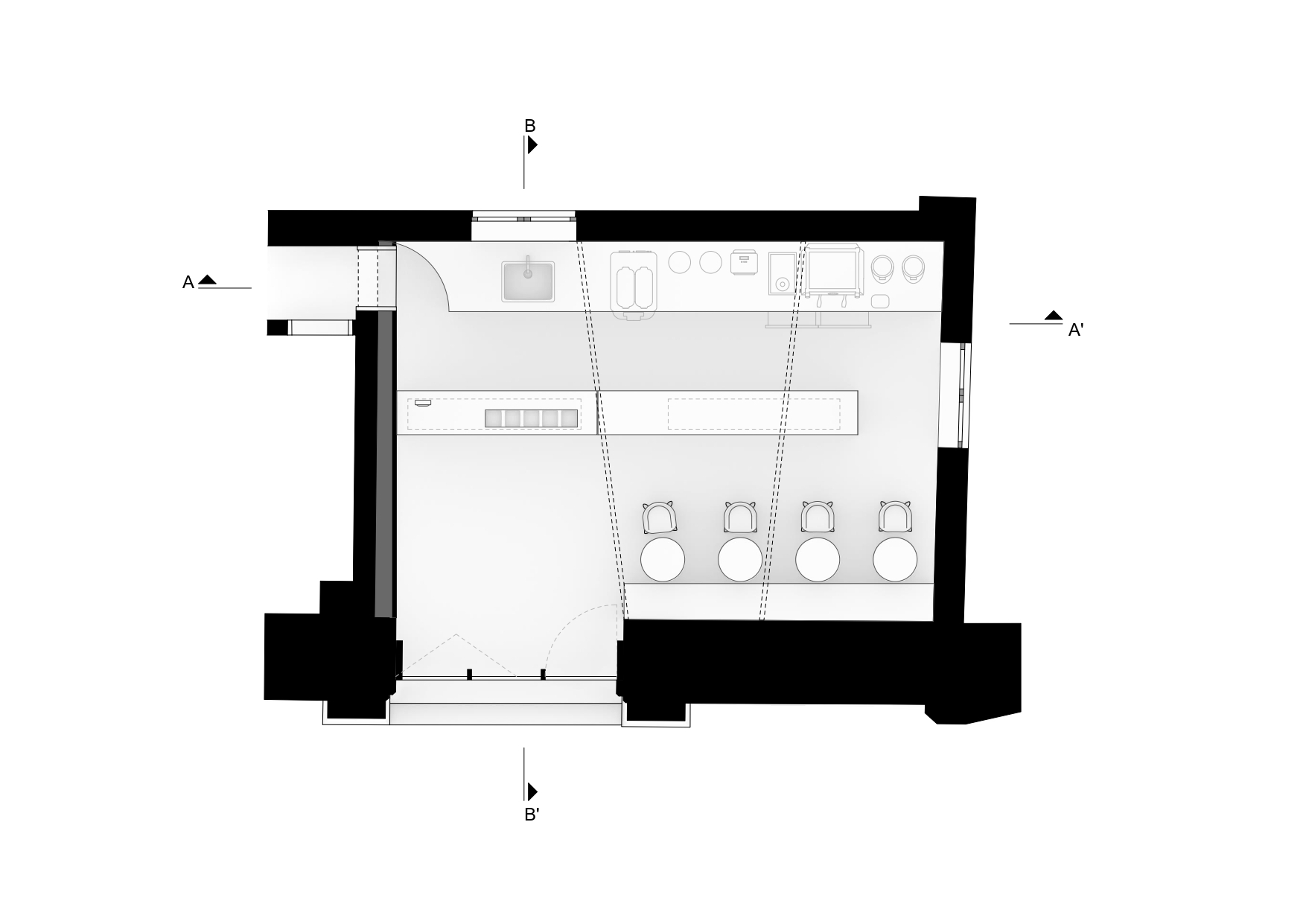 Gallery of Keep Banana Ice Cream Shop / Martino Hutz Architecture 12