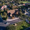 Ecological Control and the Garden City: Utopia for Whom? Aerial view of church and residential areas in Pinelands, Cape Town,. Image © Jean van der Meulen via Shutterstock
